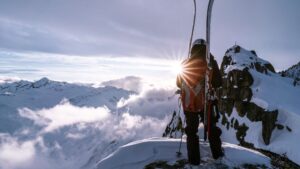crète vide montagne