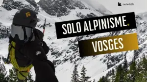 Alpinisme en solitaire dans les Vosges (free solo)