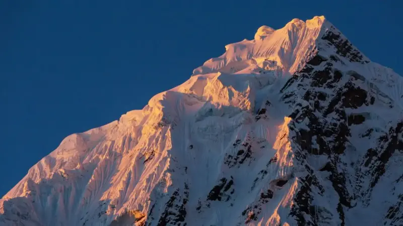 Coucher de soleil au Népal - Himalaya