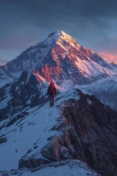 La montagne comme terrain de transformation personnelle