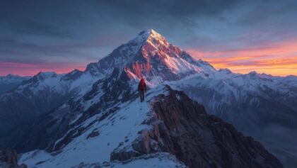 La montagne comme terrain de transformation personnelle