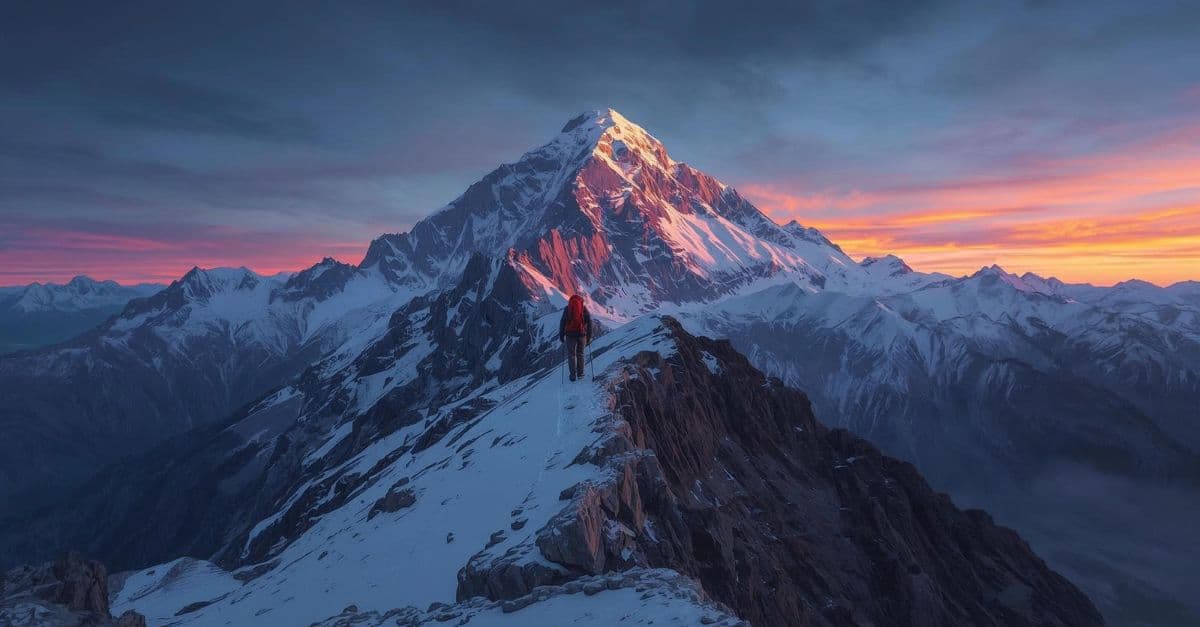 La montagne comme terrain de transformation personnelle