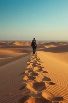 Trek aventure : traversée du désert marocain à pied