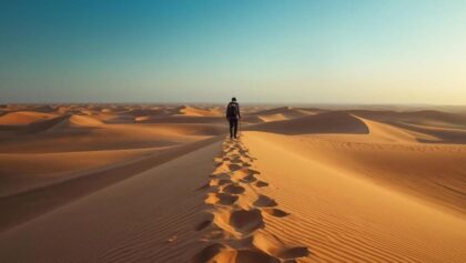 Trek aventure : traversée du désert marocain à pied