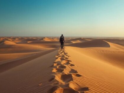 Trek aventure : traversée du désert marocain à pied