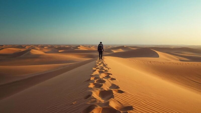 Trek aventure : traversée du désert marocain à pied
