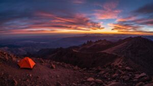 Trekking au M’Goun : panorama et bivouac