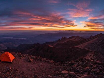 Trekking au M’Goun : panorama et bivouac