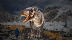 Un dinosaure au pied de l’Everest, au Népal