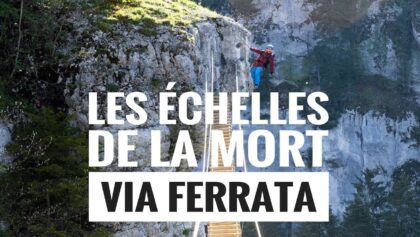 Via Ferrata des echelles de la mort dans le Jura