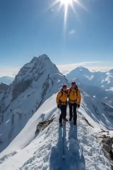 Benjamin Védrines et Nicolas Jean au Jannu Est