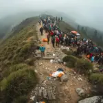 L'impact du tourisme de masse sur les sentiers célèbres