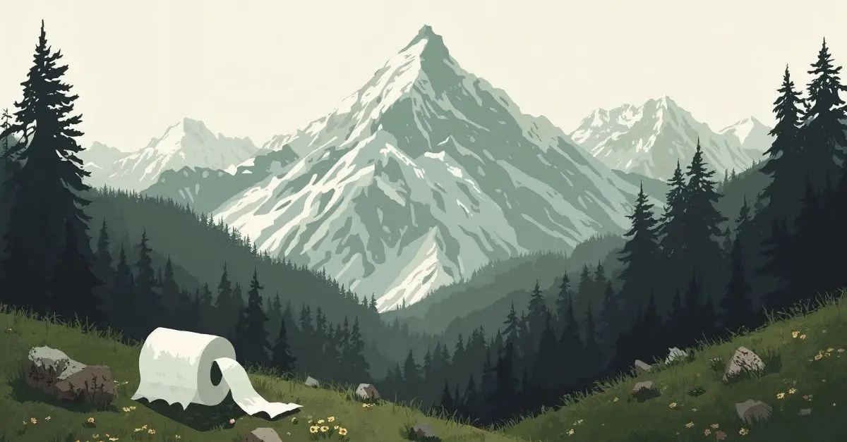Pourquoi le papier toilette est une plaie en montagne (et que faire)