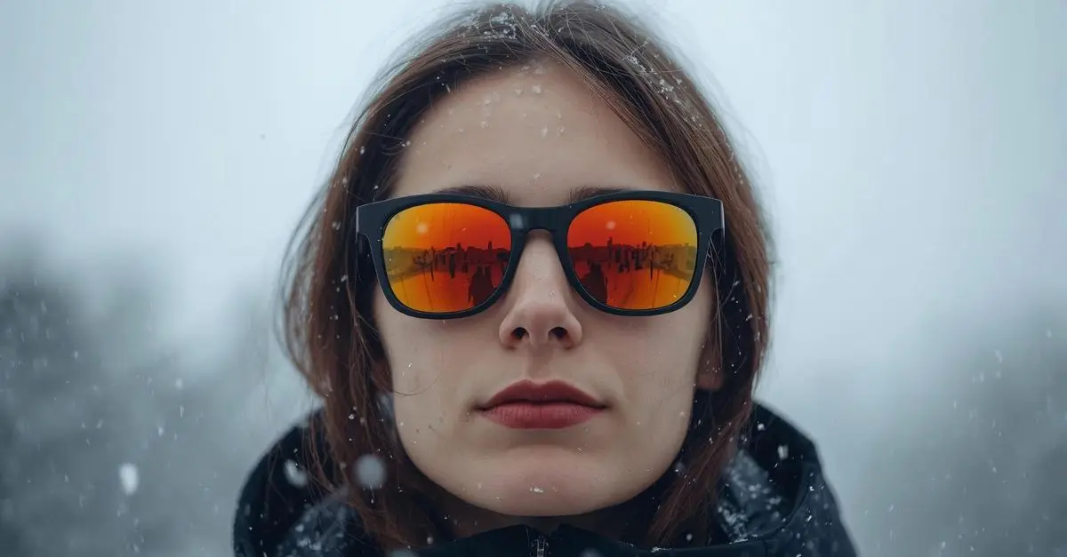 Pourquoi porter des lunettes de soleil même quand il fait gris sur la neige ?