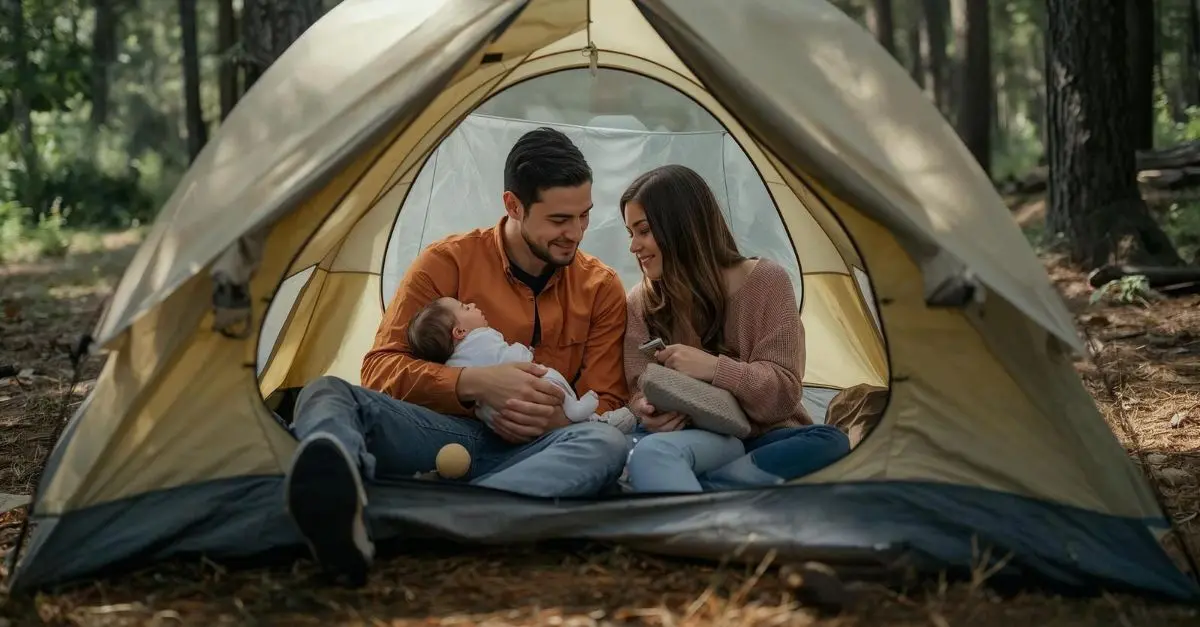 Premières vacances en camping avec un nouveau-né