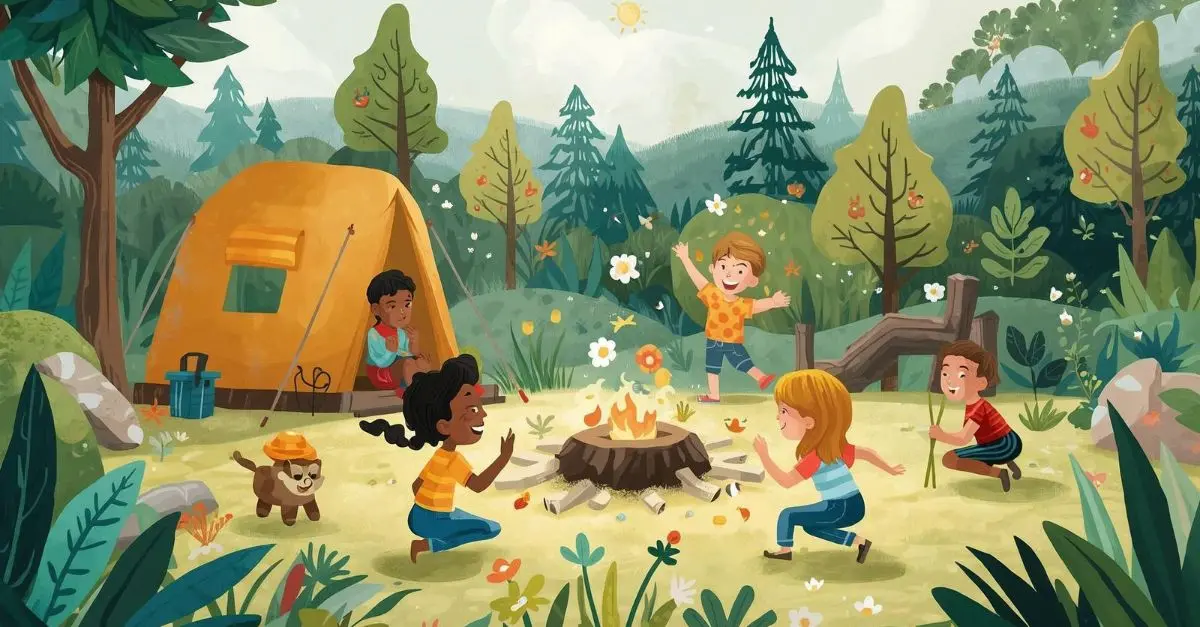Quels jeux nature inventer pour occuper les enfants au bivouac ?