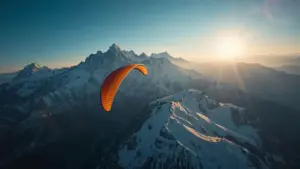 Vol libre et exploration alpine en parapente