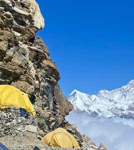 Photos du camp de base du Mera Peak au Népal tente Photos du camp de base du Mera Peak au Népal tente
