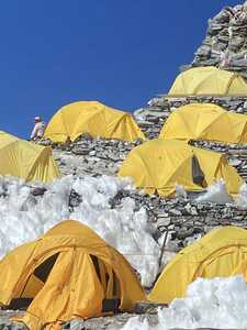 tentes Photos du camp de base du Mera Peak au Népal tentes Photos du camp de base du Mera Peak au Népal