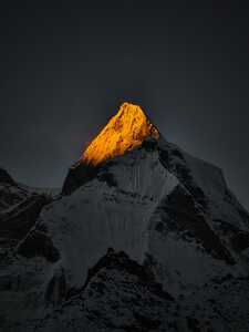 Everest sunset Everest sunset