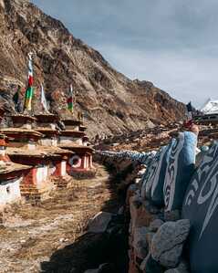 sentier Himlung Himal