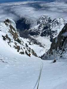 alpine Escalade sur la face sud du mont Hicks en Nouvelle Zélande 