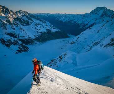 Escapade glaciale sur le mont Walter en Nouvelle Zélande.  