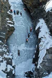 voyage Stage escalade sur glace à Humde, Manang au Népal